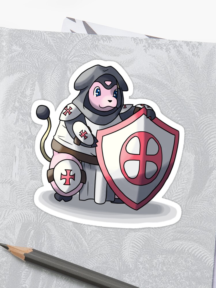 Final Fantasy Miltank Templar Sticker By Yena Kiachi Redbubble