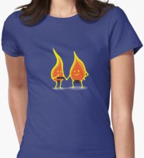Naked Flames Women's Fitted T-Shirt