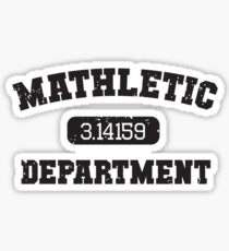 Mathletic Department Sticker
