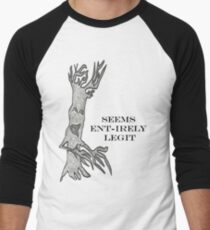 Ent-irely Legit #2 Men's Baseball ¾ T-Shirt