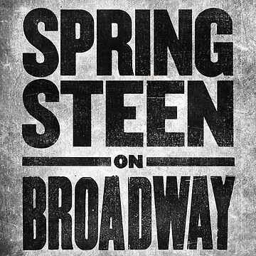 springsteen on broadway t shirt