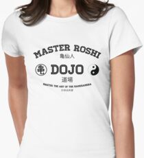 Master Roshi Dojo v1 Women's Fitted T-Shirt