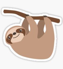 Cute Sloth on a Branch Sticker