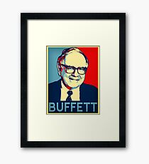 Warren Buffett Hope Poster Framed Print