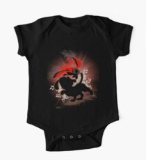 Super Smash Bros. Red Duck Hunt Silhouette One Piece - Short Sleeve