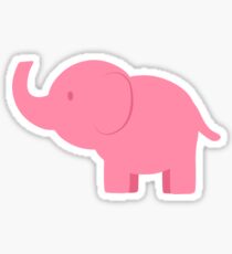 Pink Elephant Sticker