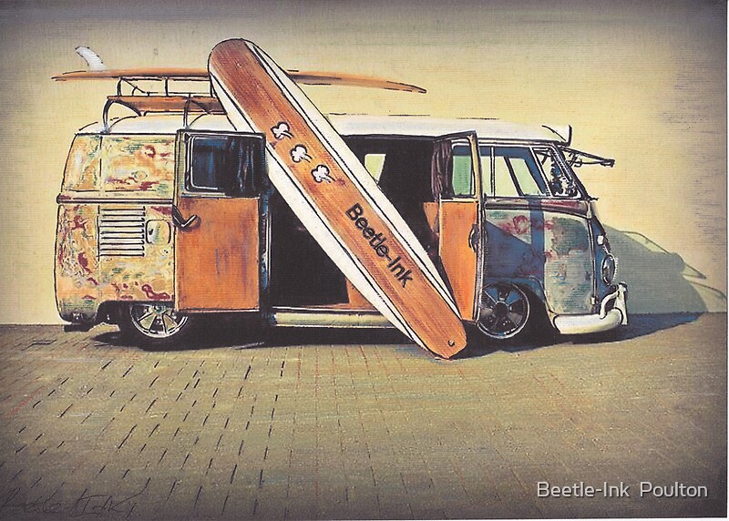 Kombi Vintage: Posters | Redbubble