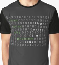 First solve the problem. Then write the code Graphic T-Shirt