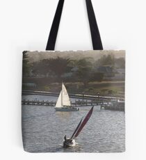 Sailing Into The Sunset Tote Bag