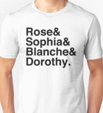 Camiseta unisex Chicas de oro