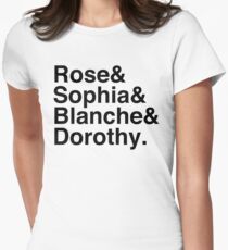 Golden girls Tailliertes T-Shirt für Frauen