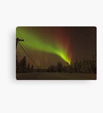 Road Aurora Canvas Print