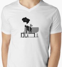Automaton Blues Men's V-Neck T-Shirt