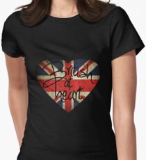 British at Heart Women's Fitted T-Shirt