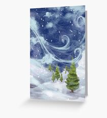 Snowy Greeting Card