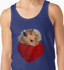Hamster with Heart Tank Top