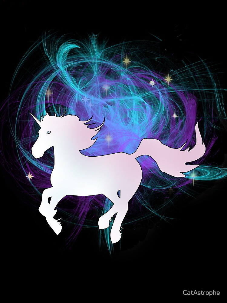 galaxy unicorn by catastrophe redbubble