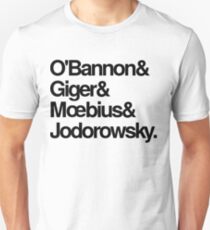 Jodorowsky's Dune - O'Bannon, Giger, Moebius and Jodorowski Unisex T-Shirt