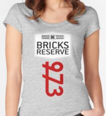 'Bricks Reserve' Women's Fitted Scoop T-Shirt