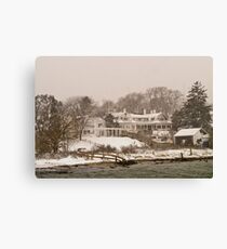 Vineyard Haven harbor Canvas Print