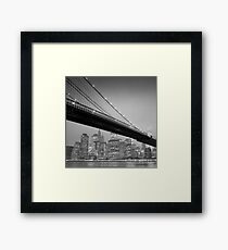 Brooklyn Bridge, Study 6 Framed Print