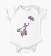 Body de manga corta para bebé Mary Poppins