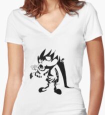 Deku Women's Fitted V-Neck T-Shirt
