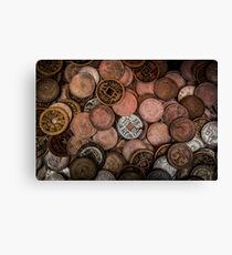 Coins Canvas Print