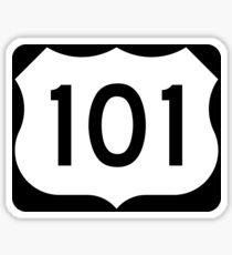 U.S. Route 101 Sign, USA - Regular Version Sticker