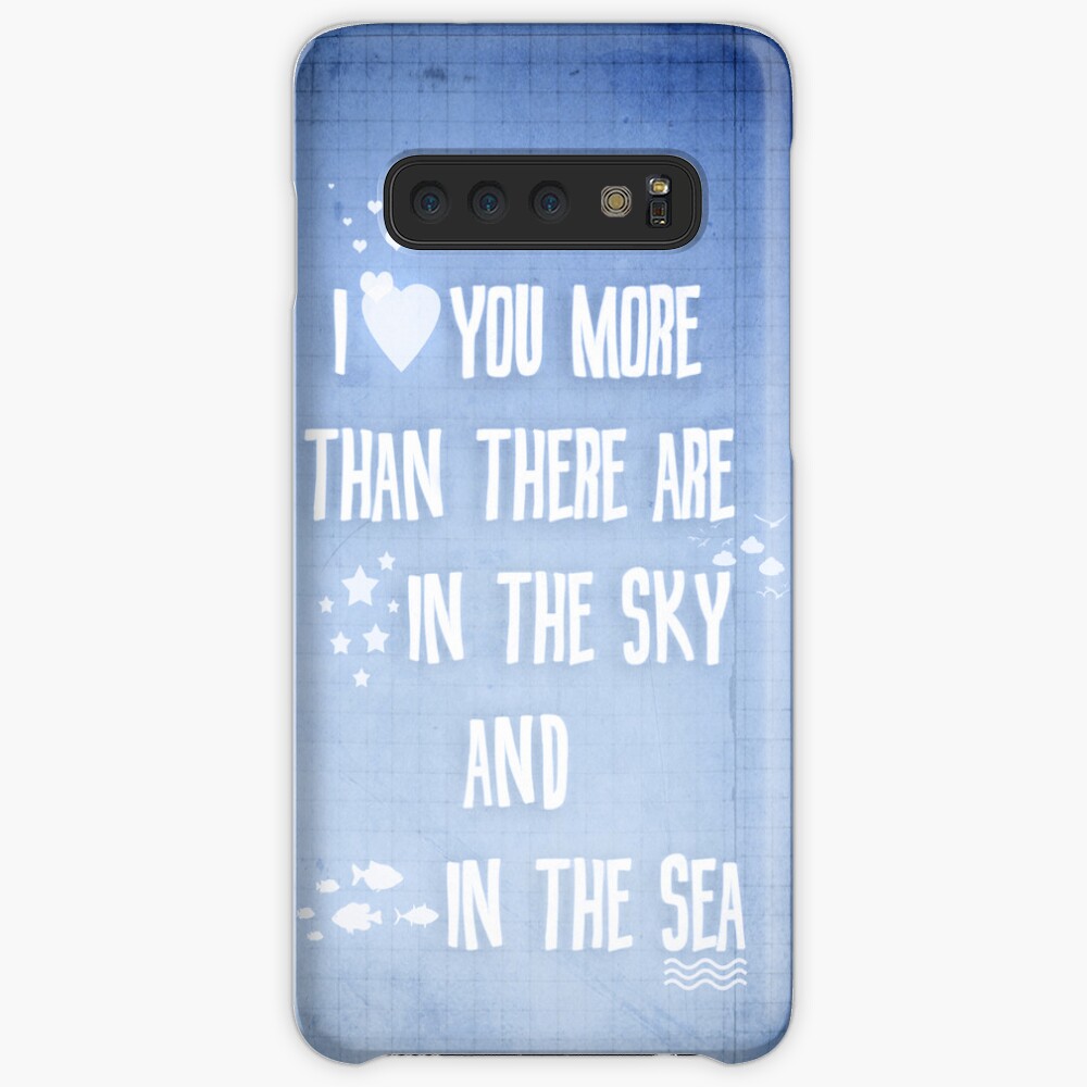 I ♥ you more Case & Skin for Samsung Galaxy