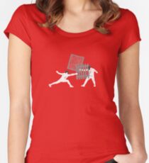 Ghetto Fencing Women's Fitted Scoop T-Shirt