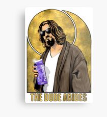 The Dude Big Lebowski Poster Metal Print