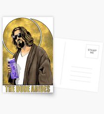 The Dude Big Lebowski Poster Postcards