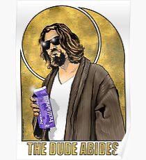 The Dude Big Lebowski Poster Poster