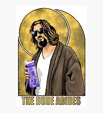 The Dude Big Lebowski Poster Photographic Print