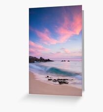 The Shore Break at Salmon Rocks Greeting Card