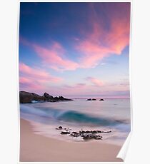 The Shore Break at Salmon Rocks Poster