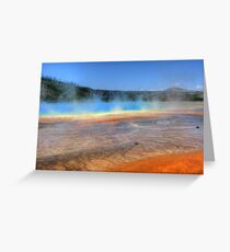 Grand Prismatic Springs Greeting Card