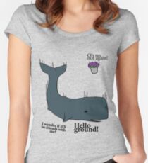 Hello Ground! - Hitchhiker's Guide To The Galaxy Women's Fitted Scoop T-Shirt