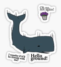 Hello Ground! - Hitchhiker's Guide To The Galaxy Sticker