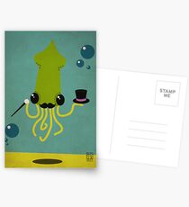 Sir Squidinton Postcards