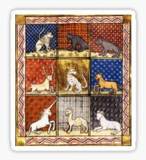 Medieval Animal Bestiary Sticker