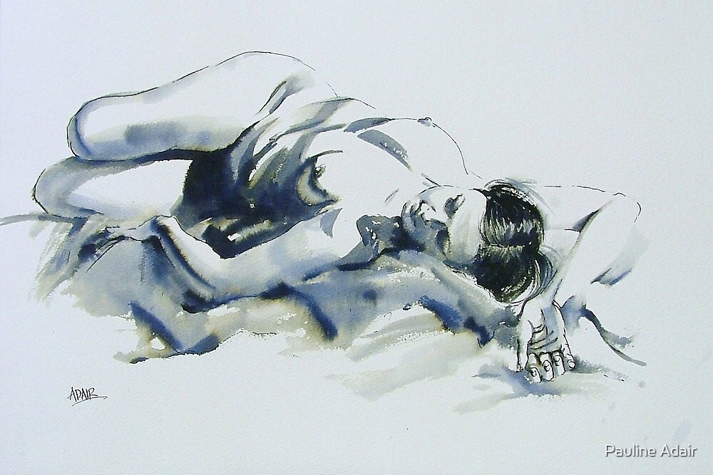 A Resting Figure by Pauline Adair.