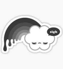 Seufzer-Regenbogen Sticker