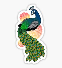 Peacock Sticker