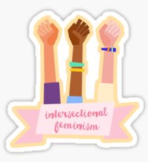 Pegatina feminismo interseccional