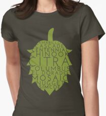 American Hop Flower Women's Fitted T-Shirt