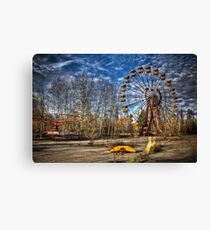 Prypiat/Chernobyl Abandoned Ferris Wheel Canvas Print