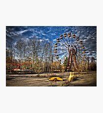 Prypiat/Chernobyl Abandoned Ferris Wheel Photographic Print