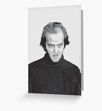 Jack Nicholson (Jack Torrance) The Shining Grußkarte